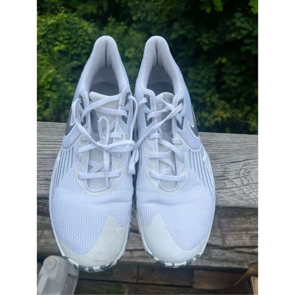 Nike Precision 5 'White Wolf Grey Camo' CW3403-101 Mens Size 12 - Picture 6 of 8